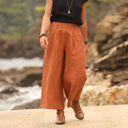 Jupe culotte Margot - lin écureuil - Quintessence