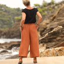 Jupe culotte Margot - lin écureuil - Quintessence