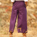 Jupe culotte Margot - lin prune - Quintessence