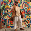 Jupe culotte Margot - velours milleraies Chocolat - Quintessence