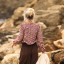 Jupe culotte Margot - velours milleraies Chocolat - Quintessence