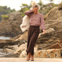 Jupe culotte Margot - velours milleraies Chocolat - Quintessence