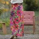 Jupe longue Maya Satin de coton Toscane | Quintessence