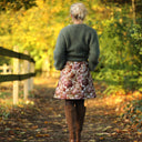 Jupe Maya - Jacquard Fleurs d'automne - Quintessence