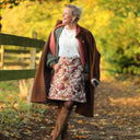 Jupe Maya - Jacquard Fleurs d'automne - Quintessence