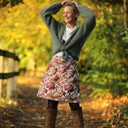 Jupe Maya - Jacquard Fleurs d'automne - Quintessence