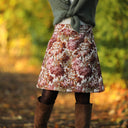 Jupe Maya - Jacquard Fleurs d'automne - Quintessence