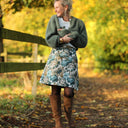 Jupe Maya - Jacquard Fleurs de givre - Quintessence