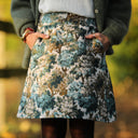 Jupe Maya - Jacquard Fleurs de givre - Quintessence