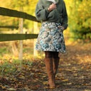 Jupe Maya - Jacquard Fleurs de givre - Quintessence