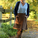 Jupe Maya - velours côtelé camel - Quintessence