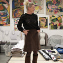 Jupe Maya - velours côtelé chocolat - Quintessence