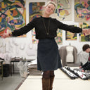 Jupe Maya - velours côtelé colvert - Quintessence