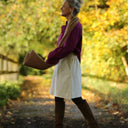 Jupe Maya - velours côtelé ivoire - Quintessence