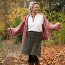 Jupe Maya - velours côtelé kaki - Quintessence