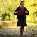 Jupe Maya - velours côtelé marine - Quintessence