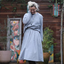 Jupe Othilie - jean gris stone - Quintessence