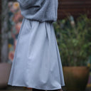 Jupe Othilie - jean gris stone - Quintessence