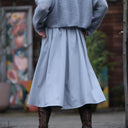 Jupe Othilie - jean gris stone - Quintessence