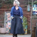 Jupe Othilie - jean noir - Quintessence