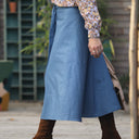 Jupe portefeuille Marie jean stone bleu - Quintessence