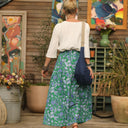 Jupe Sarah - double gaze de coton Nature enchantée - Quintessence