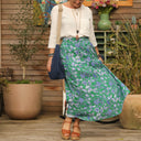 Jupe Sarah - double gaze de coton Nature enchantée - Quintessence