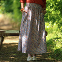 Jupe Tao — Coton jardin corail - Quintessence