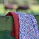Jupe Tao — Coton jardin corail - Quintessence