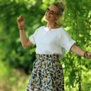 Jupe Tao — Coton vol printanier - Quintessence