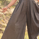 La combi India en jean de coton noir - Quintessence