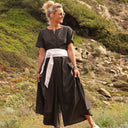 La combi India en jean de coton noir - Quintessence