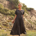 La combi India en jean de coton noir - Quintessence