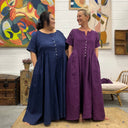 La combi India en jean de coton noir - Quintessence