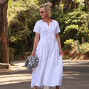 La combi India en lin blanc - Quintessence