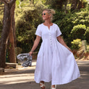 La combi India en lin blanc - Quintessence