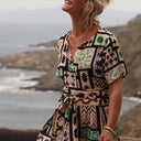 La combi India en viscose graphique - Quintessence