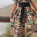 La combi India en viscose graphique - Quintessence