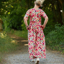 La combi India manches courtes en coton lavé Jardin secret - Quintessence
