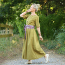 La combi India manches courtes en coton/viscose Kiwi - Quintessence