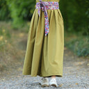 La combi India manches courtes en coton/viscose Kiwi - Quintessence