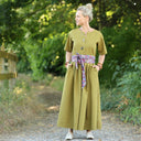 La combi India manches courtes en coton/viscose Kiwi - Quintessence