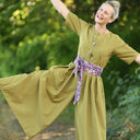 La combi India manches courtes en coton/viscose Kiwi - Quintessence