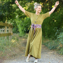 La combi India manches courtes en coton/viscose Kiwi - Quintessence