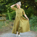 La combi India manches courtes en coton/viscose Kiwi - Quintessence