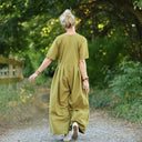 La combi India manches courtes en coton/viscose Kiwi - Quintessence