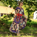 La combi India manches courtes en viscose Palazzo nomade - Quintessence