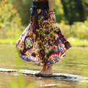 La combi India manches courtes en viscose Palazzo nomade - Quintessence