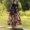La combi India manches courtes en viscose Palazzo nomade - Quintessence