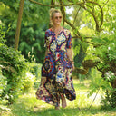 La combi India manches courtes en viscose Palazzo nomade - Quintessence